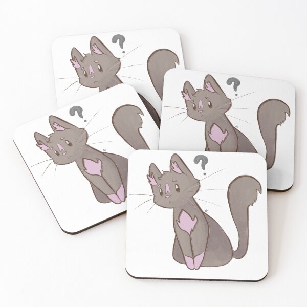 Item preview, Cute Confused Cat designed and sold by PastelWyvern.