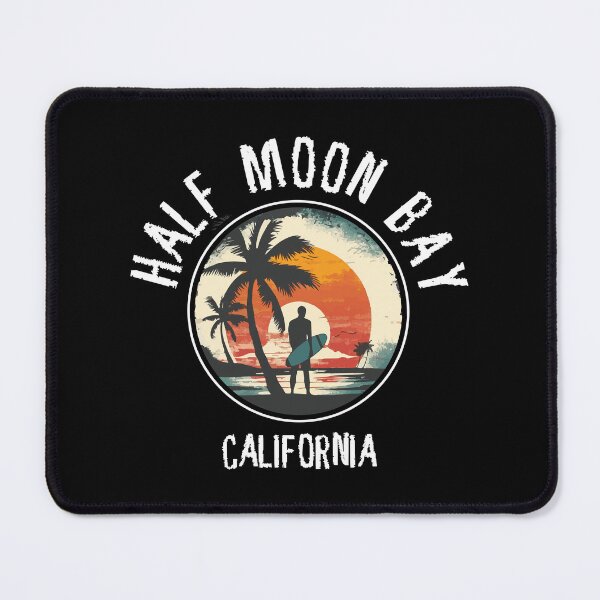 Item preview, Half Moon Bay - California (with White Lettering) designed and sold by VelvetRoom.