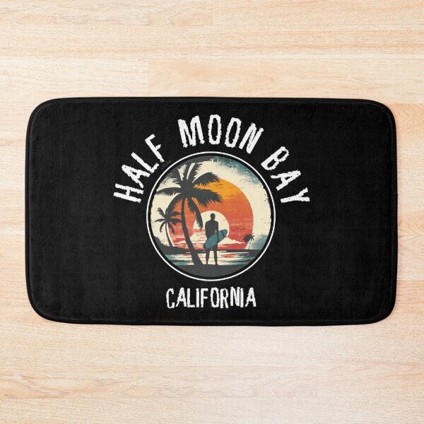 Item preview, Half Moon Bay - California (with White Lettering) designed and sold by VelvetRoom.
