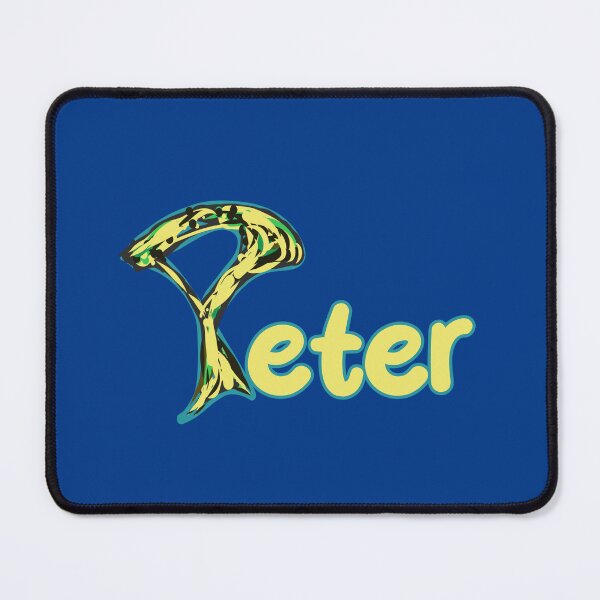 Item preview, Peter artistic yellow text designed and sold by vibeno1.