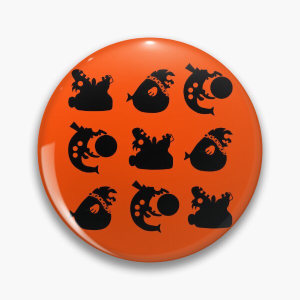 Item preview, Salmon Run Bosses Silhouettes designed and sold by galaxydaydreams.