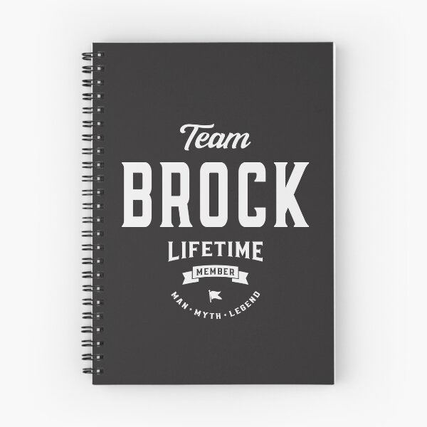 Item preview, Team Brock Lifetime Member Funny Name Brock designed and sold by cidolopez.