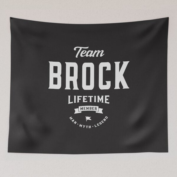 Item preview, Team Brock Lifetime Member Funny Name Brock designed and sold by cidolopez.