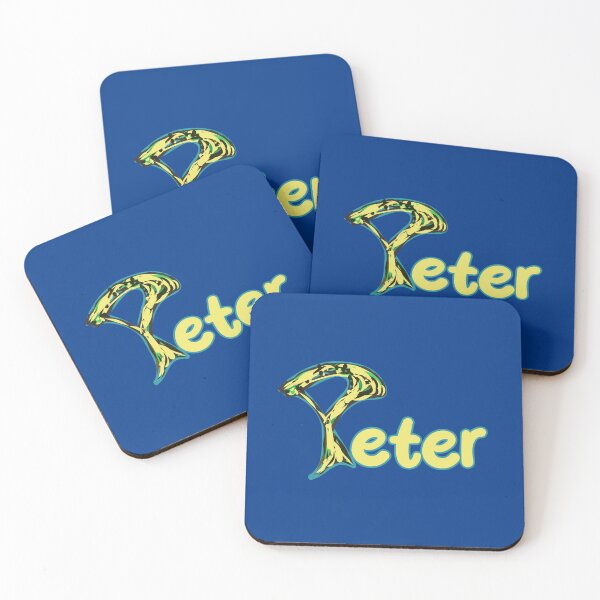Item preview, Peter artistic yellow text designed and sold by vibeno1.