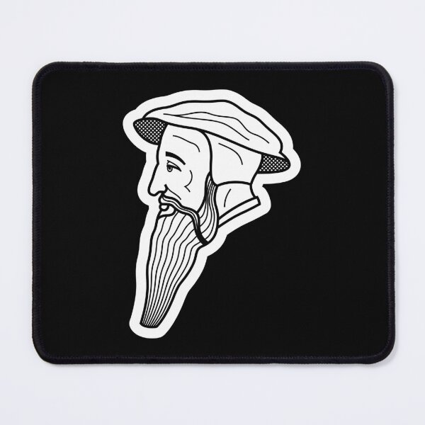 Item preview, John Calvin Headshot Illustration designed and sold by 2fivequotes.