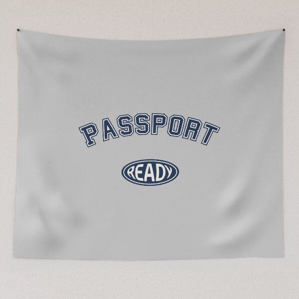 Item preview, Passport Ready typography designed and sold by trepiu.
