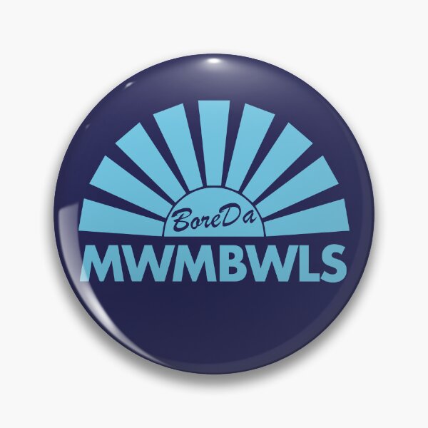 Item preview, Bore Da Mumbles Welsh Greeting Cyan designed and sold by unREST-design.