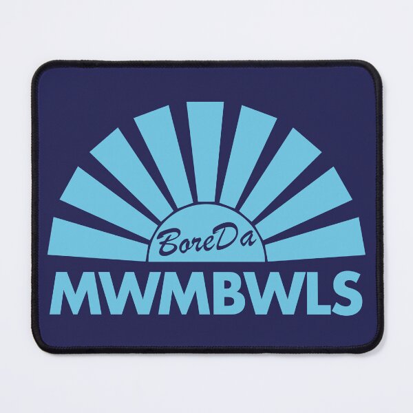 Item preview, Bore Da Mumbles Welsh Greeting Cyan designed and sold by unREST-design.