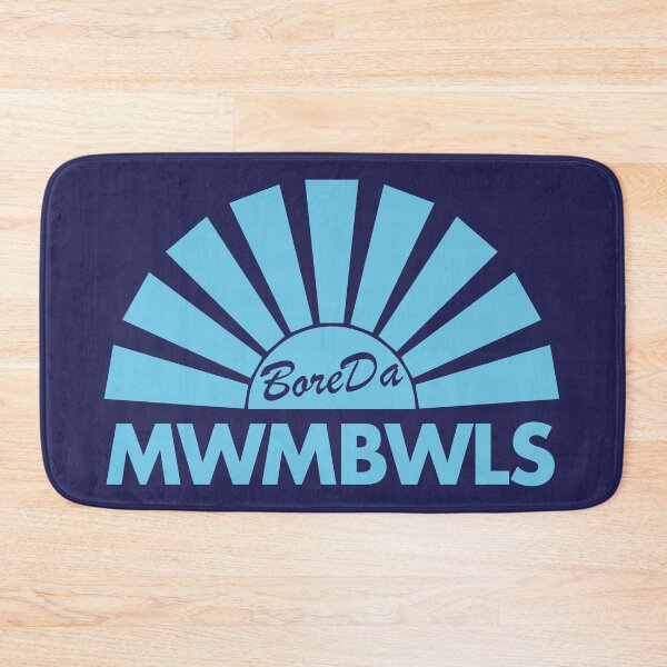 Item preview, Bore Da Mumbles Welsh Greeting Cyan designed and sold by unREST-design.