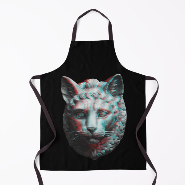 Item preview, Cat Statue VHS Glitch Effect designed and sold by Lelijo.