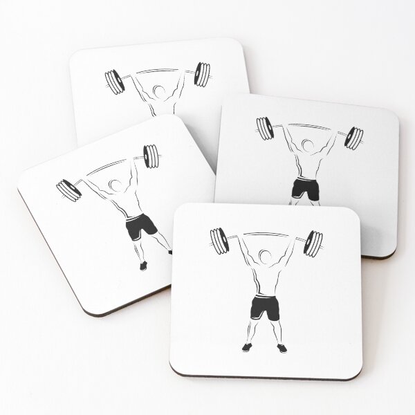 Item preview, Weightlifting Strength Training Dumbbells Logo Symbol Illustration designed and sold by AndreMi.