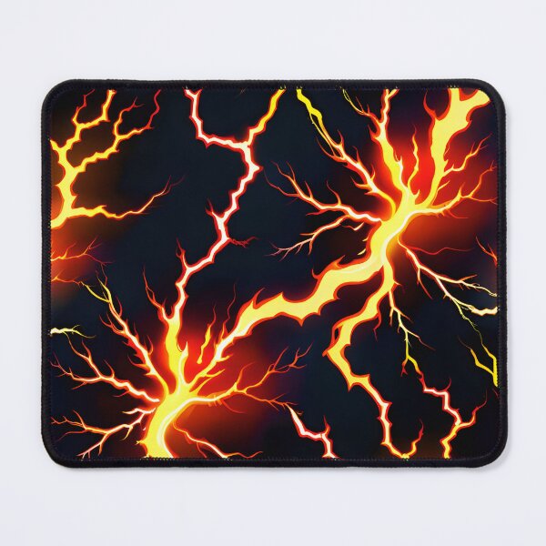 Item preview, Abstract Red Yellow Lightning Pattern Design designed and sold by TheArtOfPat.