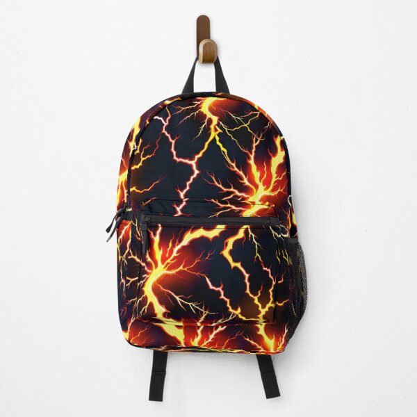 Item preview, Abstract Red Yellow Lightning Pattern Design designed and sold by TheArtOfPat.