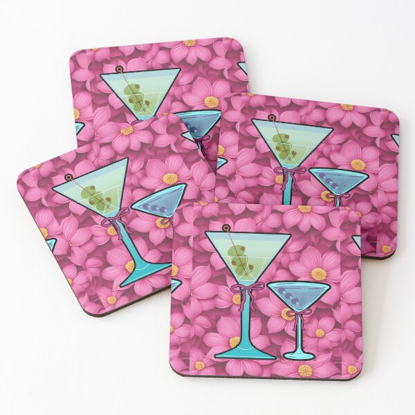 Item preview, Martini with floral pattern  designed and sold by Creativeeworld777.