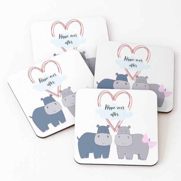 Item preview, Our love is as strong as a hippo's heart designed and sold by Sidikhouya.