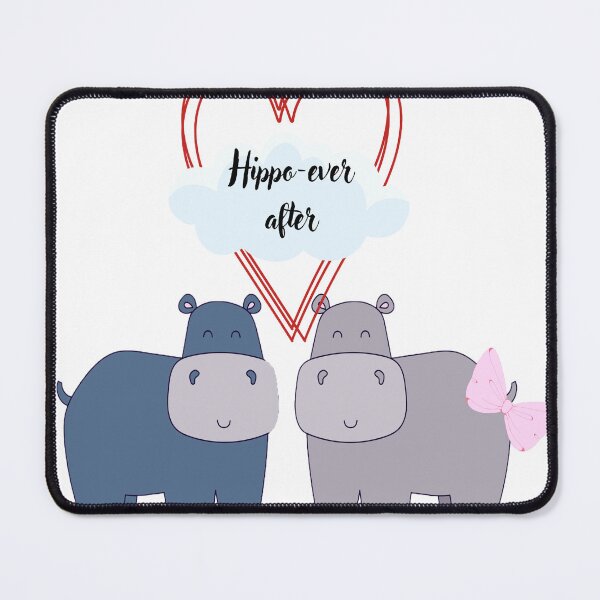 Item preview, Our love is as strong as a hippo's heart designed and sold by Sidikhouya.