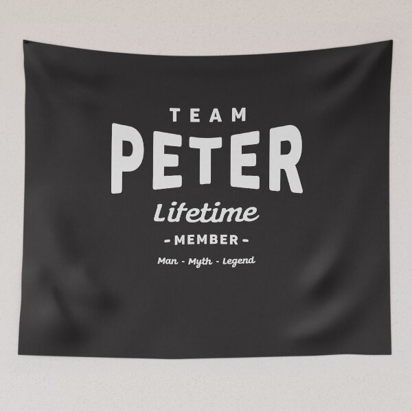 Item preview, Team Peter Lifetime Member Funny Name Peter  designed and sold by cidolopez.