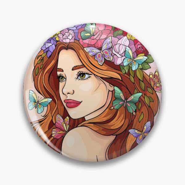 Item preview, Princess with butterfly  designed and sold by ASH-CREATIVE.
