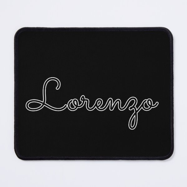 Item preview, Writing Lorenzo Name Label (Black) designed and sold by NormadWorld.