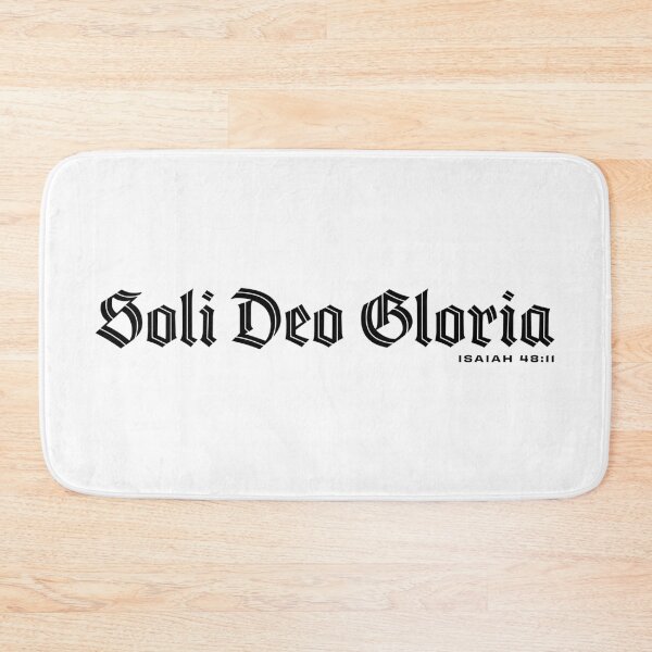 Item preview, Sola Deo Gloria Custom Old English designed and sold by 2fivequotes.