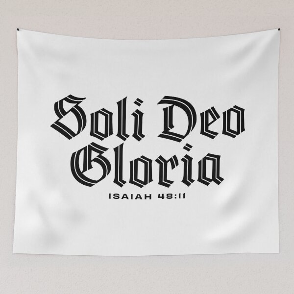 Item preview, Sola Deo Gloria Custom Old English designed and sold by 2fivequotes.