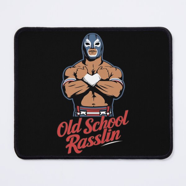 Item preview, Old School Rasslin Patriotic Masked Superstar Retro Wrestler designed and sold by BoughtTheTShirt.
