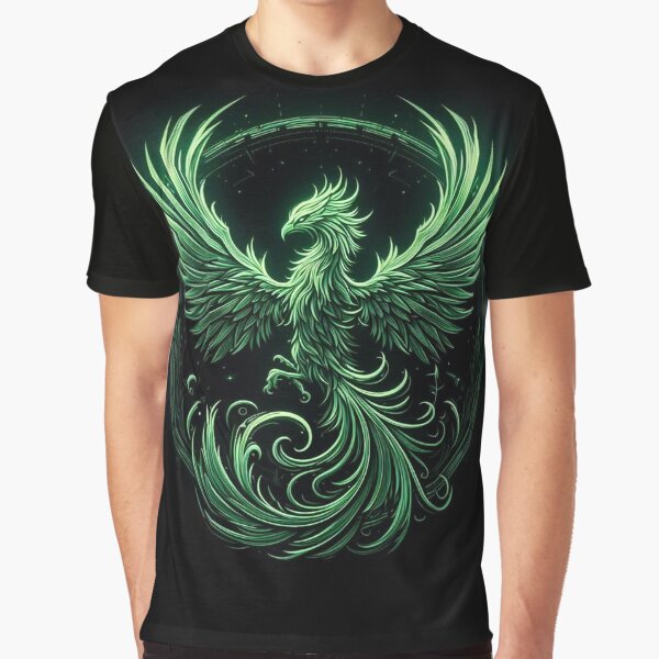 Aperçu de l'œuvre Fenix vert  créée et vendue par FreedomFrames.