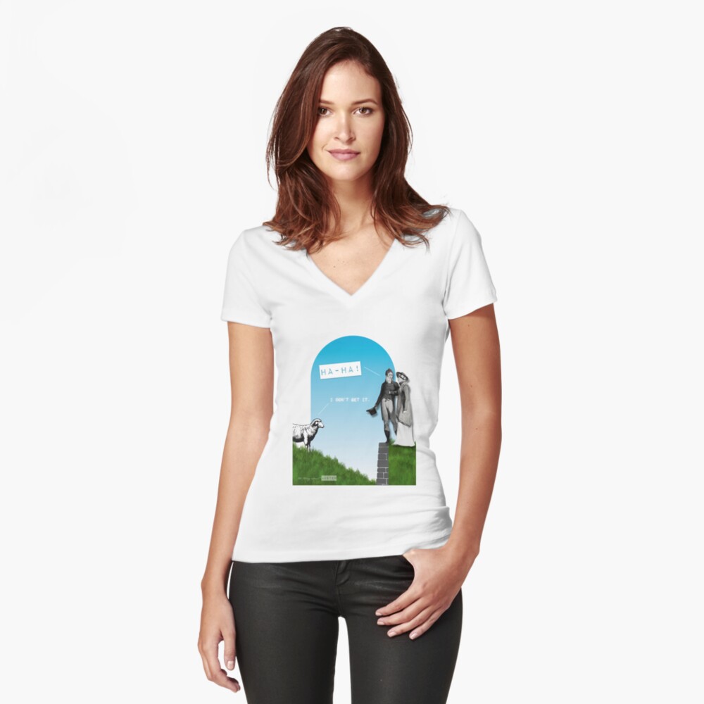 Item preview, Fitted V-Neck T-Shirt designed and sold by AboutAusten.