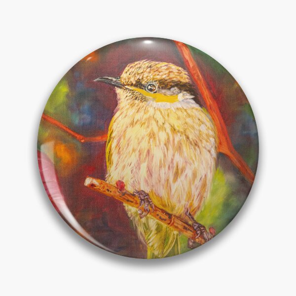 Item preview, Oil painting of honeyeater  designed and sold by Deepthy.