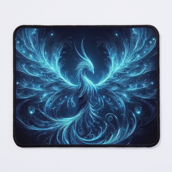 Item preview, Blue Rebirth: The Celestial Light Phoenix designed and sold by FreedomFrames.