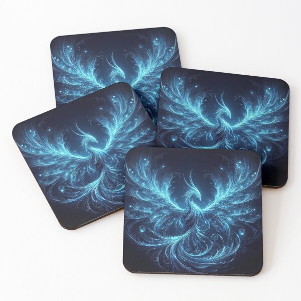 Item preview, Blue Rebirth: The Celestial Light Phoenix designed and sold by FreedomFrames.