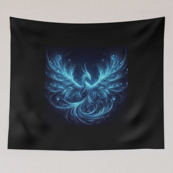Item preview, Blue Rebirth: The Celestial Light Phoenix designed and sold by FreedomFrames.