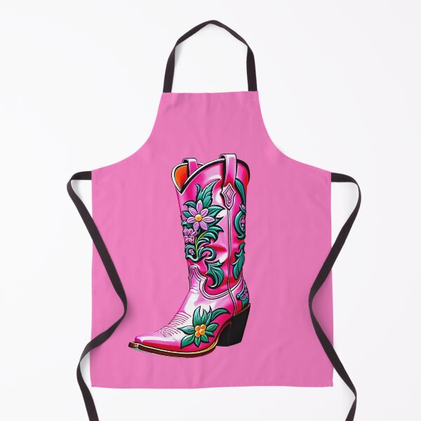 Item preview, pink cowboy boot  designed and sold by Kamoufleur.