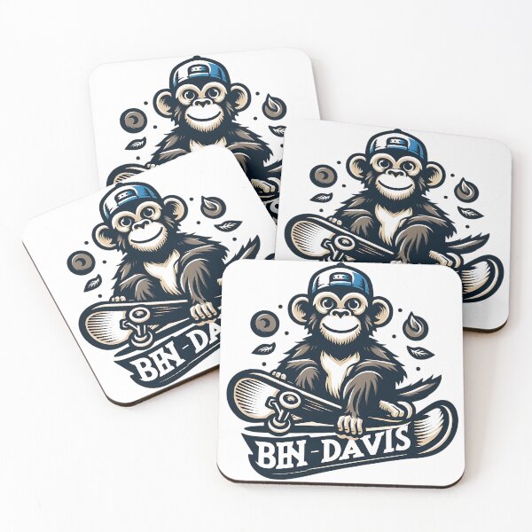 Item preview, Ben Davis Monkey With Skateboard designed and sold by Heart Stamp.