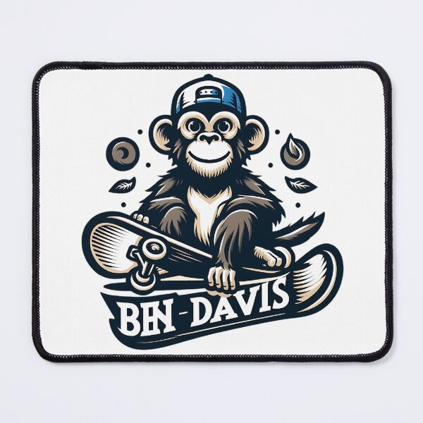 Item preview, Ben Davis Monkey With Skateboard designed and sold by Heart Stamp.