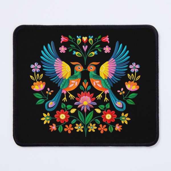 Item preview, Mexican Embroidery Pattern Art Birds Flowers designed and sold by xiao xuans.