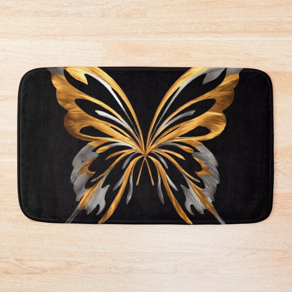 Item preview, A gold and silver open brooch like butterfly design designed and sold by FocusedArt.