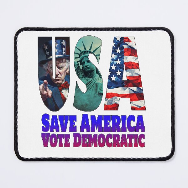 Item preview, USA Save America Vote Democratic designed and sold by SiggyZiggy.