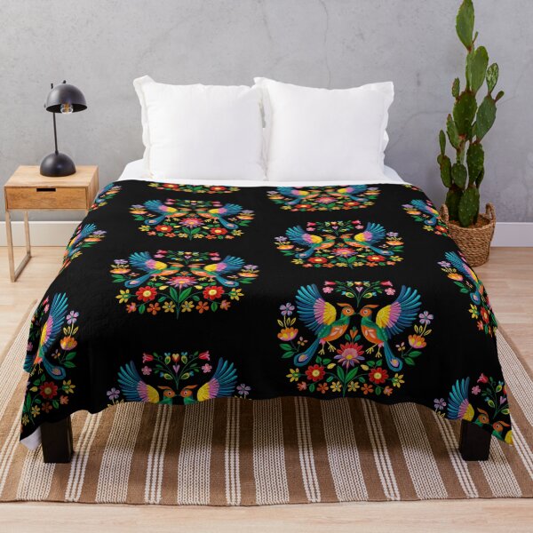 Item preview, Mexican Embroidery Pattern Art Birds Flowers designed and sold by xiao xuans.