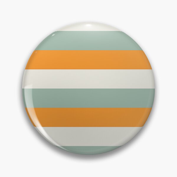 Item preview, 3 Large ORANGE, CREAM and MUTED GREEN Horizontal STRIPES designed and sold by RachelMacht.