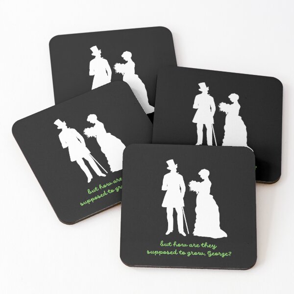 Item preview, But how are they supposed to grow, George?  white and green designed and sold by magarisi.