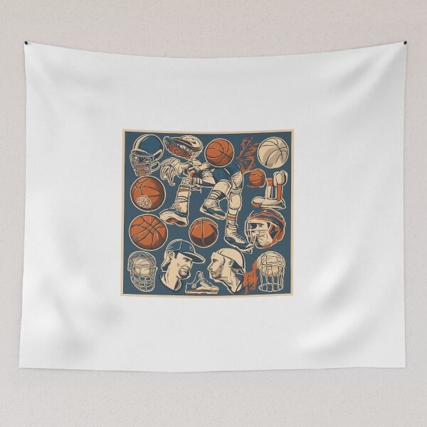 Item preview, basketball baseball hokey abd designed and sold by savarona.