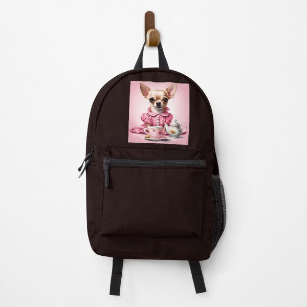 Item preview, That Chihuahua sure loves his tea. She's a tiny teacup pup! designed and sold by FitEnvy.