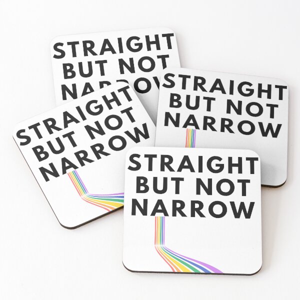Item preview, Straight But Not Narrow Proud Ally Rainbow Pride Month designed and sold by gillys.