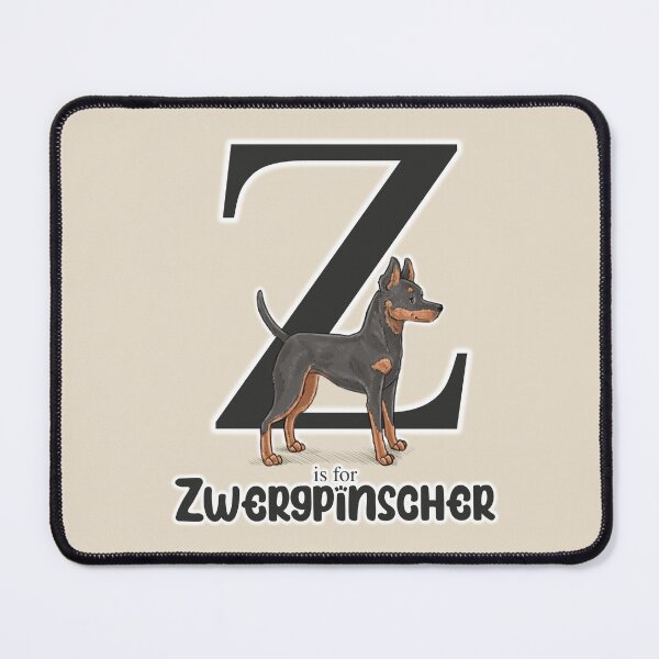 Item preview, Z is for Zwergpinscher designed and sold by Elspeth Rose Design.