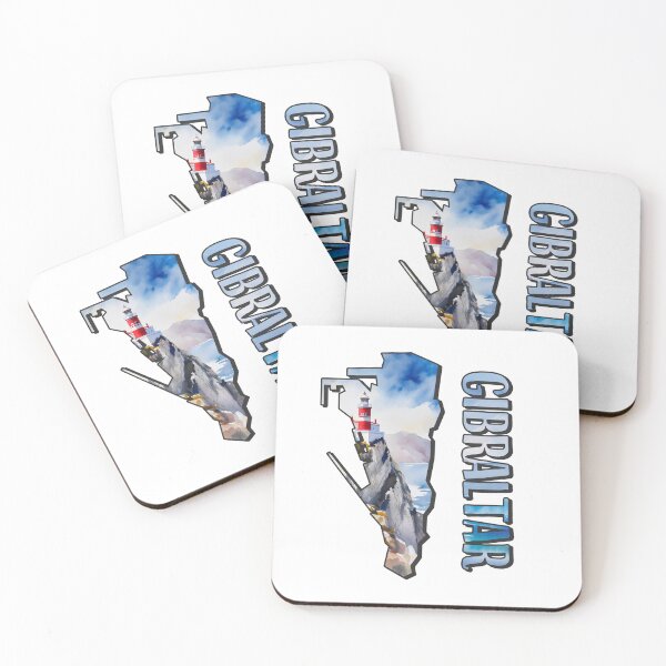 Item preview, Gibraltar watercolor map designed and sold by Motivburg.