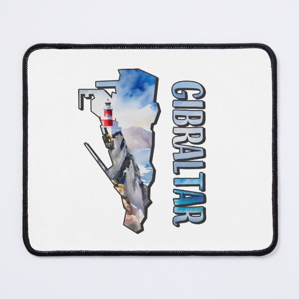 Item preview, Gibraltar watercolor map designed and sold by Motivburg.