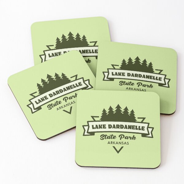 Item preview, Lake Dardanelle State Park Arkansas Trees And Ribbon designed and sold by bivenart.