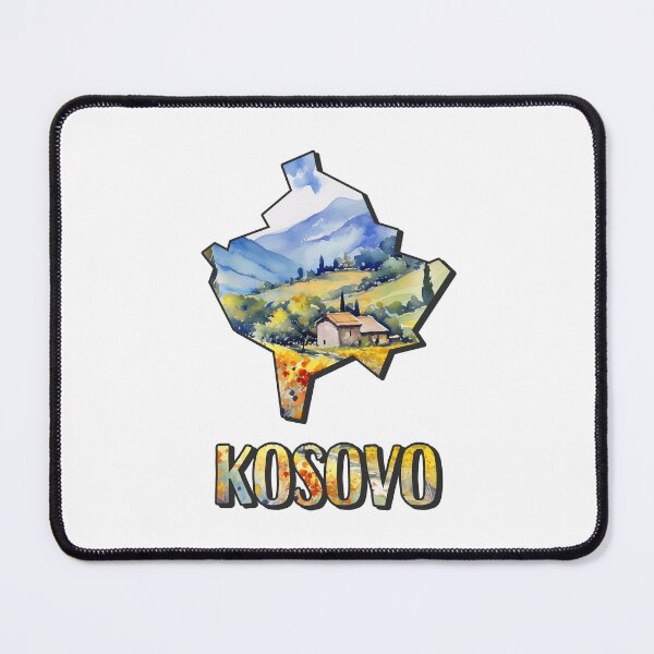 Item preview, Kosovo watercolor map designed and sold by Motivburg.