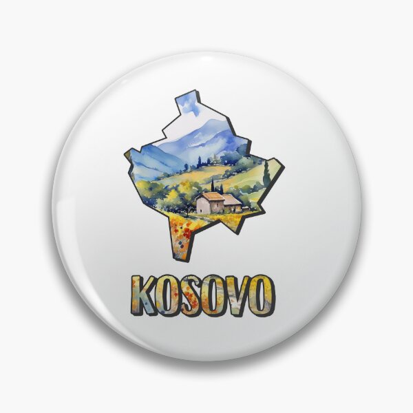 Item preview, Kosovo watercolor map designed and sold by Motivburg.